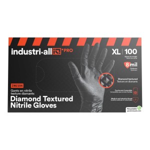 Black Nitrile Gloves Extra Large Size